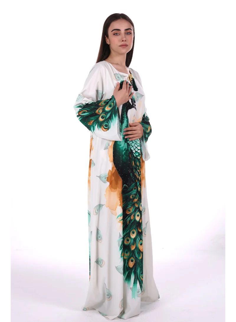 Al Bent Al Sharqieh green women jalabiya , arabian traditional dress for Women | Best Price UAE